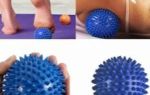 Упражнения для каблуков: массаж мячиком с шипами