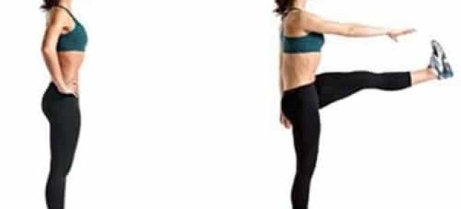 Упражнения для каблуков: наклоны к ногам в упоре