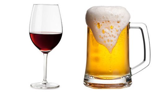 Что вреднее для человека пиво или вино