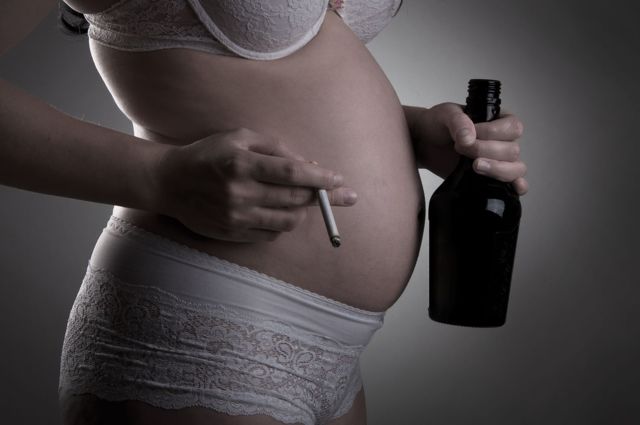 Во время беременности – ни грамма спиртного
