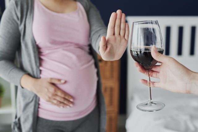 Во время беременности – ни грамма спиртного